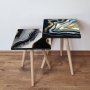 HANAH HOME Set 2 stočića 2Shp484 Multicolor - slika 1