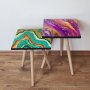 HANAH HOME Set 2 stočića 2Shp487 Multicolor - slika 1