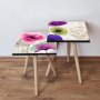 HANAH HOME Set 2 stočića 2Shp489 Multicolor - slika 1