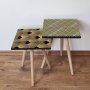 HANAH HOME Set 2 stočića 2Shp496 Gold - slika 1