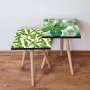 HANAH HOME Set 2 stočića 2Shp498 Green - slika 1