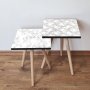 HANAH HOME Set 2 stočića 2Shp506 Black - slika 1