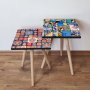 HANAH HOME Set 2 stočića 2Shp510 Multicolor - slika 1