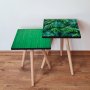 HANAH HOME Set 2 stočića 2Shp517 Green - slika 1