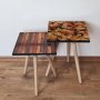 HANAH HOME Set 2 stočića 2Shp523 Brown - slika 1