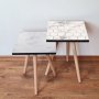 HANAH HOME Set 2 stočića 2Shp525 White - slika 1