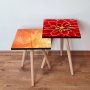 HANAH HOME Set 2 stočića 2Shp526 Orange - slika 1