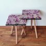 HANAH HOME Set 2 stočića 2Shp61 Pink - slika 1