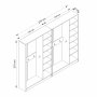 HANAH HOME Hall Stand čiviluk Kale 8123 - slika 4