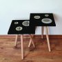 HANAH HOME Set 2 stočića 2Shp65 Black - slika 1