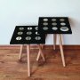 HANAH HOME Set 2 stočića 2Shp66 Black - slika 1