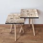 HANAH HOME Set 2 stočića 2Shp67 Beige - slika 1