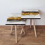HANAH HOME Set 2 stočića 2Shp81 Gold - slika 1