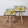 HANAH HOME Set 2 stočića 2Shp9 Multicolor - slika 1