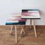 HANAH HOME Set 2 stočića 2Shp95 Navy Blue - slika 1