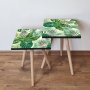 HANAH HOME Set 2 stočića 2Shp98 Green - slika 1