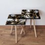 HANAH HOME Set 2 stočića 2Shp99 Black - slika 1