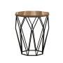 HANAH HOME Pomoćni stočić Sofya Walnut - slika 5