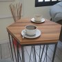 HANAH HOME Pomoćni stočić Cetrus Walnut - slika 3