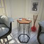 HANAH HOME Pomoćni stočić Cetrus Walnut - slika 1