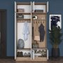 HANAH HOME Hall Stand Zidni čiviluk EA145 3840 - slika 3
