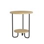 HANAH HOME Pomoćni stočić Corro Side Table Oak - slika 2