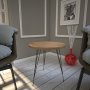 HANAH HOME Pomoćni stočić Sandalf Caucasian Oak - slika 5
