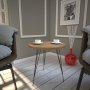 HANAH HOME Pomoćni stočić Sandalf Caucasian Oak - slika 1