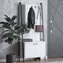 HANAH HOME Hall Stand Lole Black White - slika 2