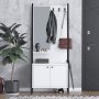 HANAH HOME Hall Stand Lole Black White - slika 1