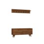 HANAH HOME Hall Stand zidni čiviluk Rupa Walnut - slika 4
