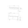 HANAH HOME Hall Stand zidni čiviluk Rupa White - slika 5