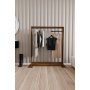 HANAH HOME Hall Stand zidni čiviluk Salvitor Walnut - slika 1