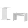 HANAH HOME Pomoćni stočić Fall White - slika 3