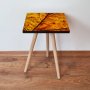 HANAH HOME Pomoćni stočić Shp105 Claret Red - slika 1