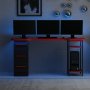 HANAH HOME Gaming Desk Phoenix 7 Black Red - slika 1