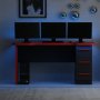 HANAH HOME Gaming Desk Phoenix 10 Black Red - slika 1