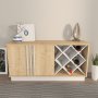 HANAH HOME Sideboard komoda Luna Sapphire Hrast White - slika 2
