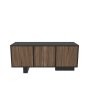HANAH HOME Sideboard komoda Monaco Black Light Walnut - slika 4