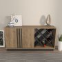 HANAH HOME Sideboard komoda Luna Walnut Black - slika 2