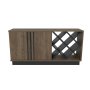 HANAH HOME Sideboard komoda Luna Walnut Black - slika 4