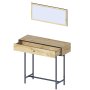 HANAH HOME Sideboard komoda Pera Sapphire Hrast Black - slika 3