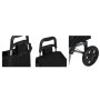 FIVE FIVE KOLICA ZA KUPOVINU 35X33X91,5CM PP/METAL/POLIESTER/PEVA CRNA - slika 4