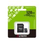 KINGSTON Memorijska kartica U1 V10 SDXC 128GB Canvas Select Plus G3 150R SDCS3/128GB + adapter - slika 2