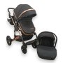 BBO KOLICA ZA BEBE (GS-T106) MATRIX SET - CRNA - slika 1