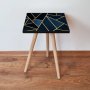 HANAH HOME Pomoćni stočić Shp321 Navy Blue - slika 1
