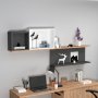 HANAH HOME Zidna polica Akser Atlantic Pine Anthracite White - slika 3