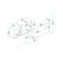 HANAH HOME Zidna polica Akser Atlantic Pine Anthracite White - slika 5
