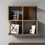 HANAH HOME Zidna polica Extra Walnut - slika 2