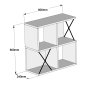 HANAH HOME Zidna polica Extra Walnut - slika 4